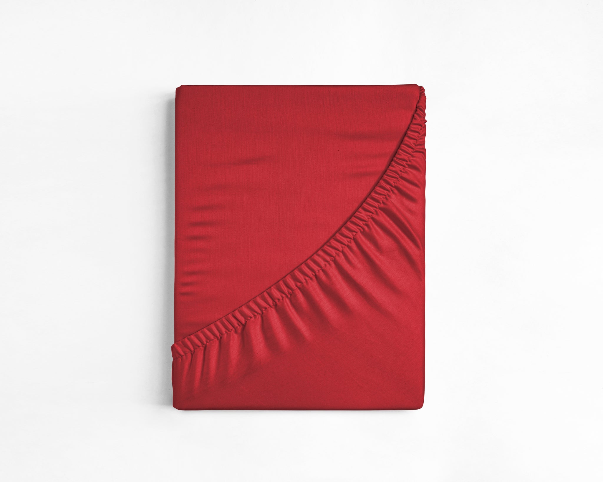 Katoenen Hoeslaken Rood - Bedworld B.V.